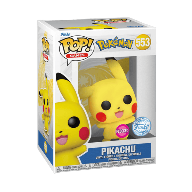 Pokémon – Pikachu Saluta (Flocked) – Funko POP! n°553 - L’emporio dell’avventuriero