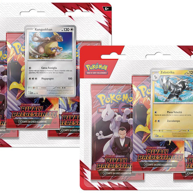 Pokèmon Rivali Predestinati - Collezione 3 Blister - L’emporio dell’avventuriero
