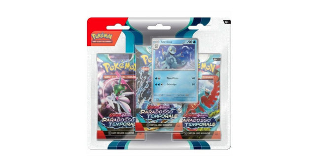 Pokemon Scarlatto e Violetto - Paradosso Temporale 3 - Pack Box + Arctibax Promo (ITA) - L’emporio dell’avventuriero