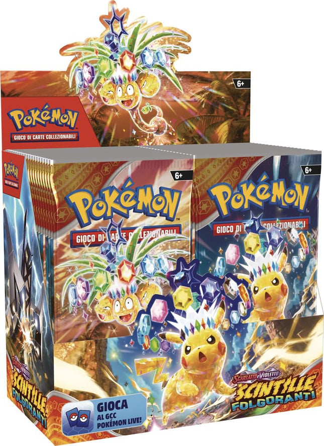 Pokemon Scarlatto e Violetto - Scintille Folgoranti Box 36 Buste (ITA) - L’emporio dell’avventuriero