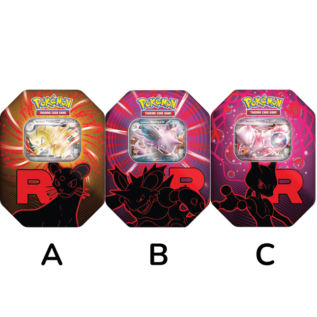 Pokemon - Team Rocket Tin Collezione “Rivali Predestinati” (ITA) - L’emporio dell’avventuriero