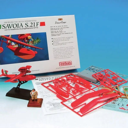 Porco Rosso – Savoia S.21F V2 + Figura Porco Rosso 1/72 – Model Kit - L’emporio dell’avventuriero