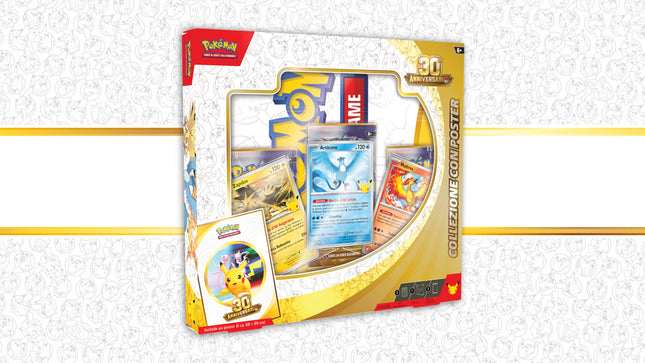 Pokémon 30° Anniversario - Collezione con Poster