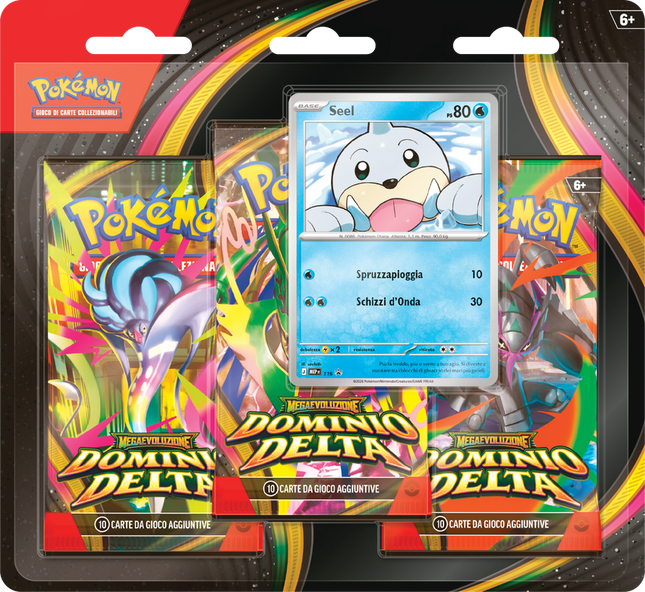 PRE ORDER - Pokémon Dominio Delta M6 - Blister 3 buste Seel ITA - L’emporio dell’avventuriero