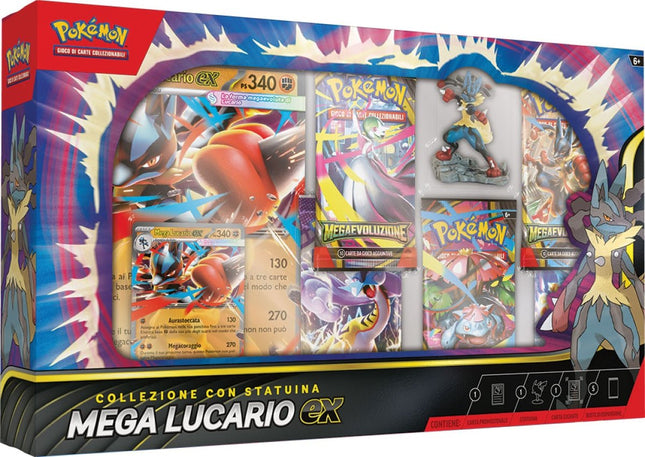 PREORDER Pokémon - Collezione con Statuina Mega Lucario - EX (ITA) - L’emporio dell’avventuriero