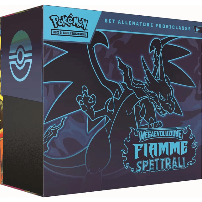 PREORDER Pokémon Megaevoluzione Fiamme Spettrali - Set Allenatore Fuoriclasse (ITA) - L’emporio dell’avventuriero