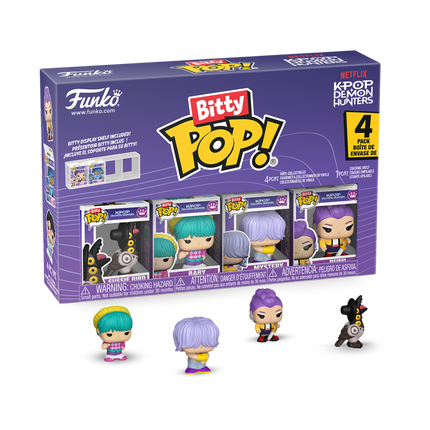 PREORDINE – KPop Demon Hunters – Rumi Funko Bitty Pop! 4-pack - L’emporio dell’avventuriero