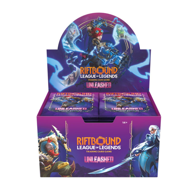 Preordine - LoL Riftbound: Unleashed - Booster Display Eng - L’emporio dell’avventuriero