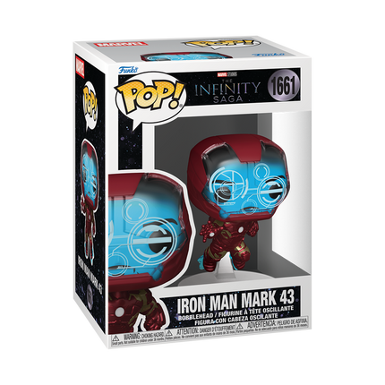 PREORDINE – Marvel The Infinity Saga – Iron Man Mark 43 Funko Pop! 1661 10 cm - L’emporio dell’avventuriero