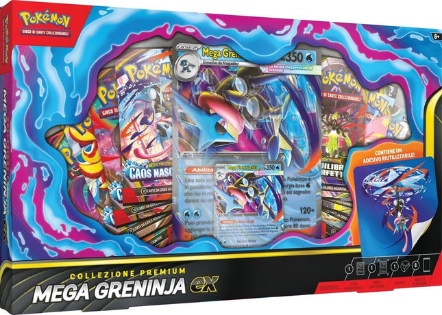 Preordine Pokémon – Collezione Premium Mega Greninja-ex ITA - L’emporio dell’avventuriero