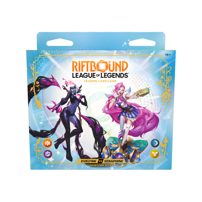 PREORDINE – Riftbound Radiance – Showdown Decks Evelynn vs Seraphine ENG - L’emporio dell’avventuriero