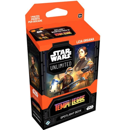 Preordine SWU – Tempi Senza Legge Deck Leia Organa (Ita) - L’emporio dell’avventuriero