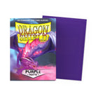 Confezione Dragon Shield Matte Purple viola da 100 bustine protettive per carte formato Standard