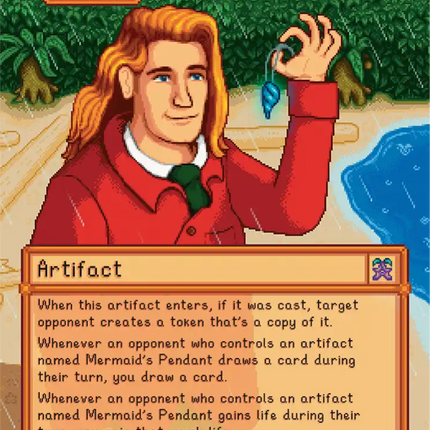 Secret Lair Welcome to Stardew Valley – Mermaid’s Pendant – carta inclusa in inglese