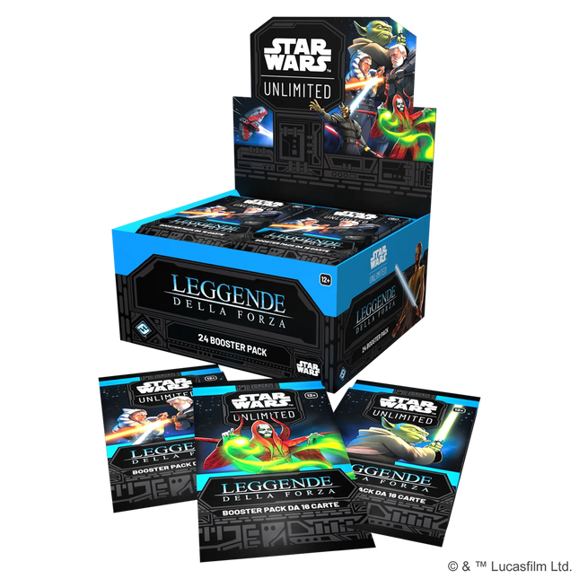 Star Wars Unlimited Leggende della Forza - Box Booster (24 Buste ITA) - L’emporio dell’avventuriero
