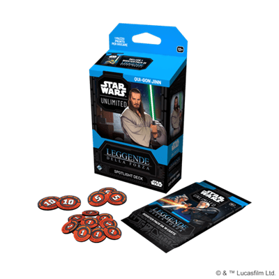 Star Wars Unlimited Leggende della Forza - Deck Qui - Gon Jinn ITA - L’emporio dell’avventuriero