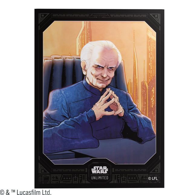 Star Wars Unlimited Premium Art Sleeves - Palpatine - L’emporio dell’avventuriero