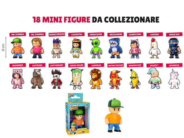 Stumble Guy Action Figure 6cm. - L’emporio dell’avventuriero