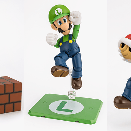 Super Mario – Luigi S.H.Figuarts Bandai - L’emporio dell’avventuriero
