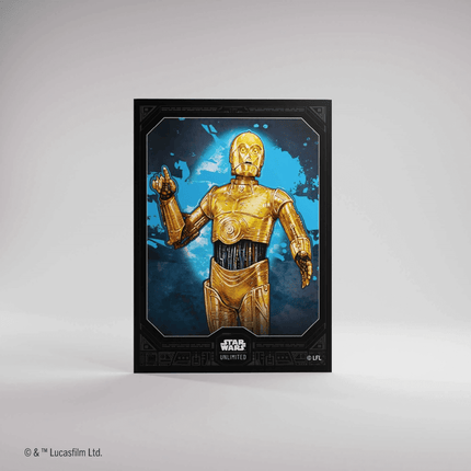 SWU Buste Protettive C - 3PO Art Sleeves – Star Wars Unlimited - L’emporio dell’avventuriero