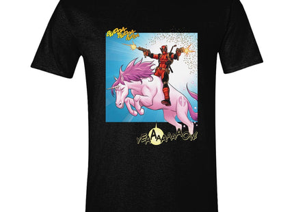 T-Shirt Deadpool - Unicorn Battle - L’emporio dell’avventuriero