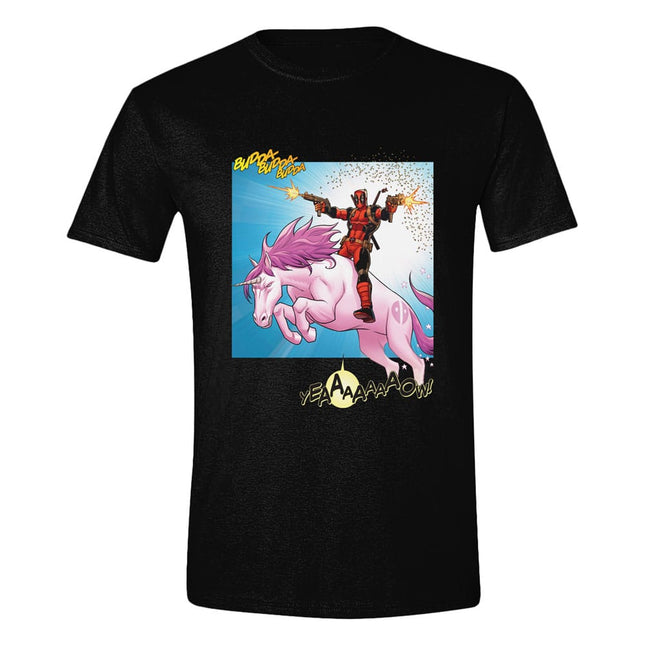 T-Shirt Deadpool - Unicorn Battle - L’emporio dell’avventuriero
