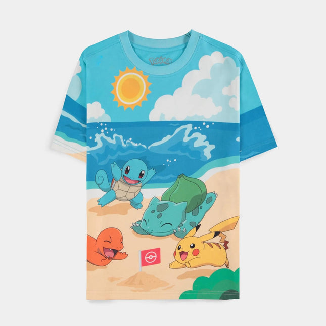 T-Shirt Donna Pokemon - Beach Day - L’emporio dell’avventuriero