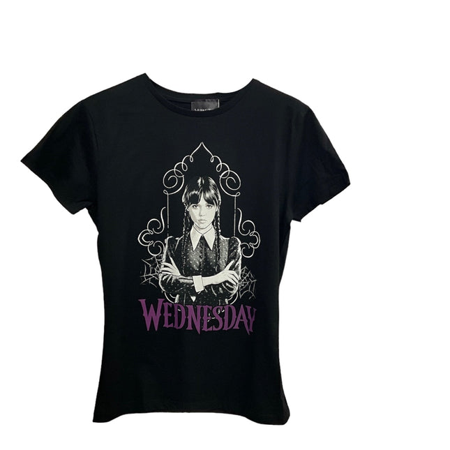 T - Shirt Netflix's Wednesday Donna - L’emporio dell’avventuriero