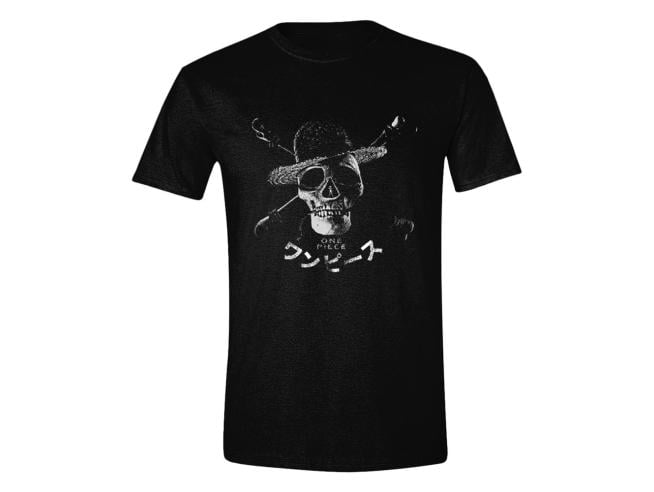T-shirt One Piece Live Action - Greyscale Skull