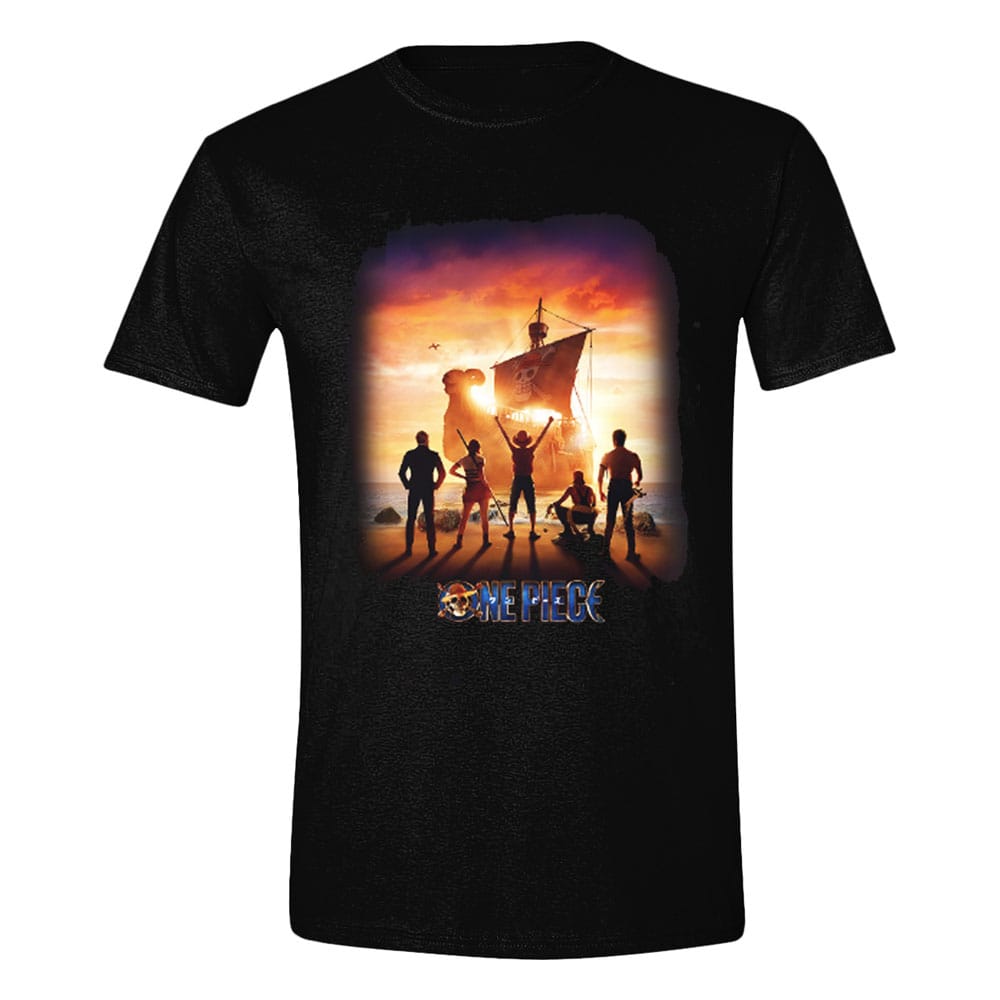 T-shirt One Piece Live Action - Ciurma al Tramonto