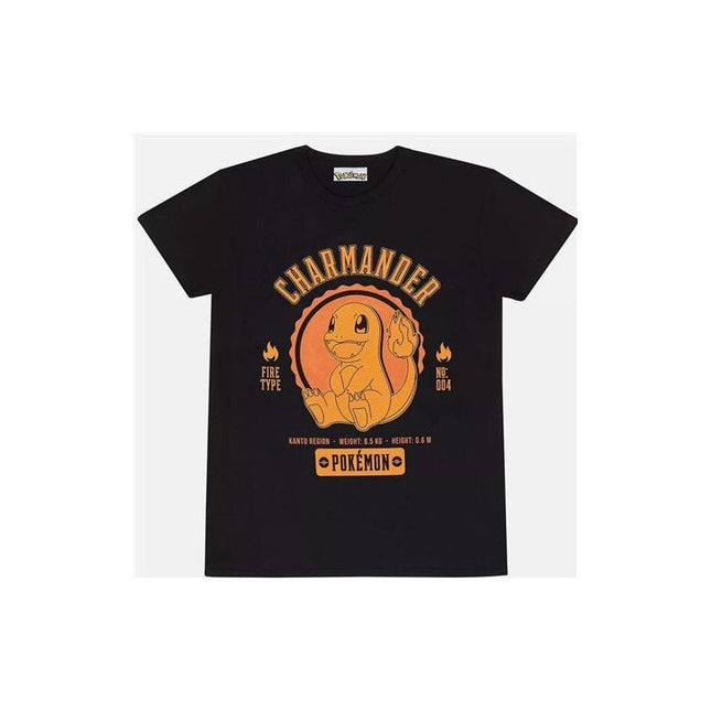 T-Shirt Pokemon - Charmender College - L’emporio dell’avventuriero