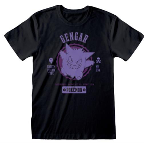 T-Shirt Pokemon - Gengar College - L’emporio dell’avventuriero