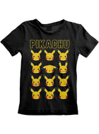 T-shirt Pokémon - Pikachu Faces bambino