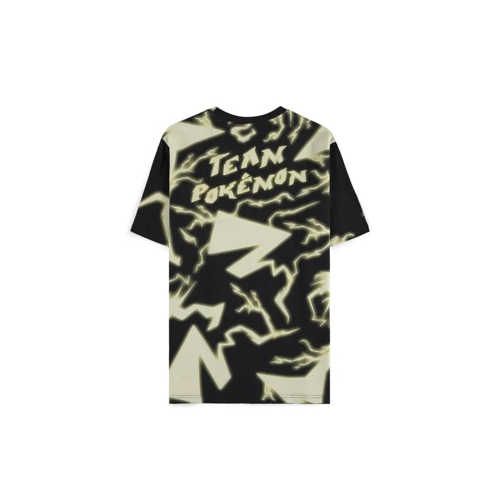 T-shirt Pokémon - Pikachu, Pichu & Raichu – retro con scritta Team Pokémon