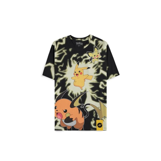 T-Shirt Pokemon - Pikachu, Pichu & Raichu - L’emporio dell’avventuriero