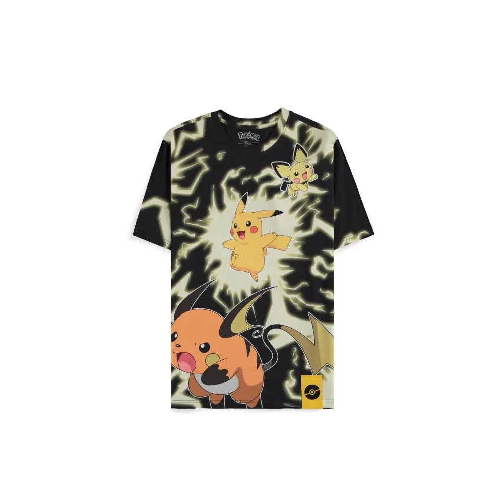 T-shirt Pokémon - Pikachu, Pichu & Raichu