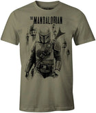 T-Shirt Star Wars The Mandalorian - Mando VS Stormtrooper - L’emporio dell’avventuriero