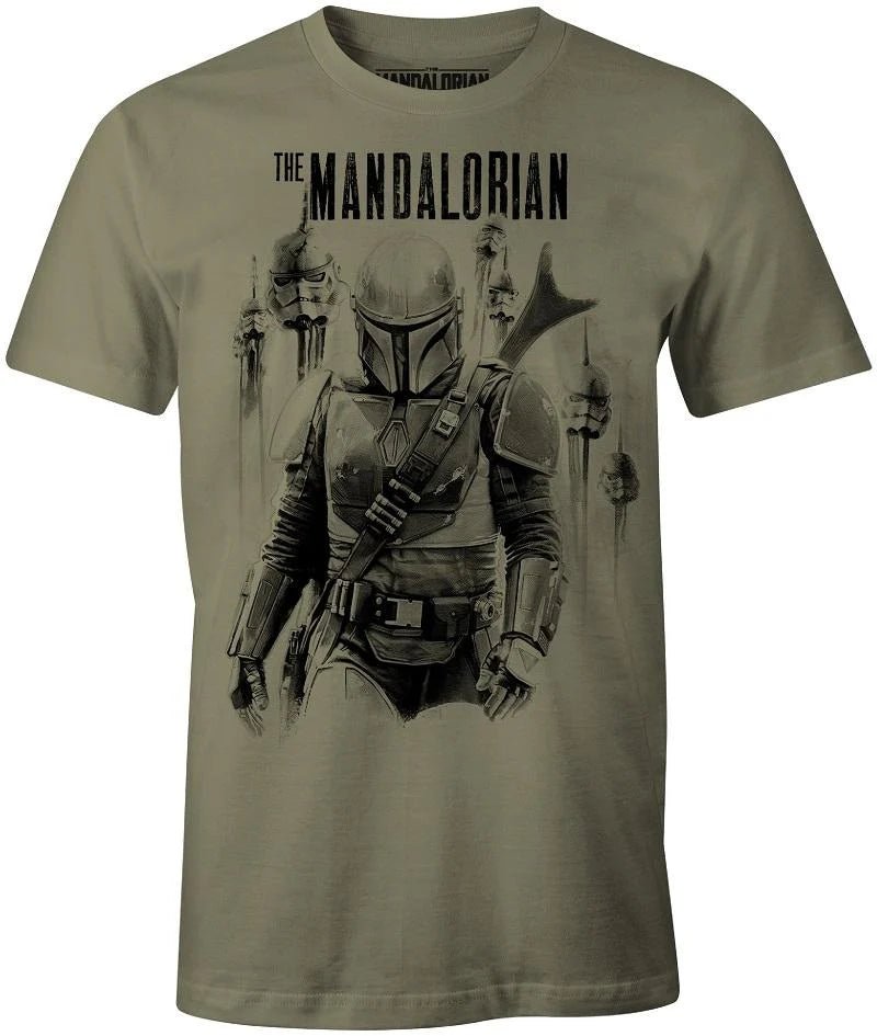 T-shirt Star Wars The Mandalorian - Mando VS Stormtrooper