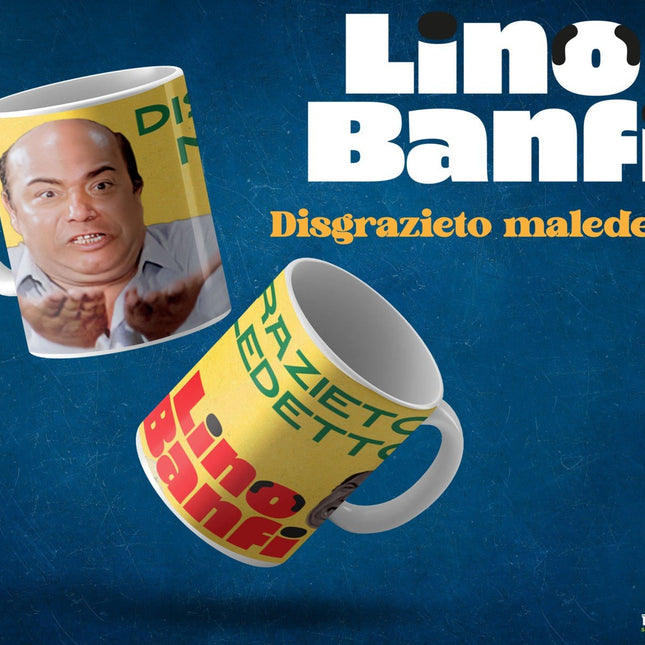 Tazza Lino Banfi - Disgrazieto Maledetto - L’emporio dell’avventuriero