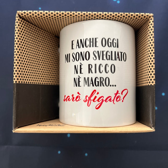 Tazza “Sarò sfigato?" - L’emporio dell’avventuriero