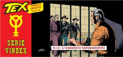 Tex Serie Vindex 10 di 12 – L’orrendo esperimento, copertina italiana