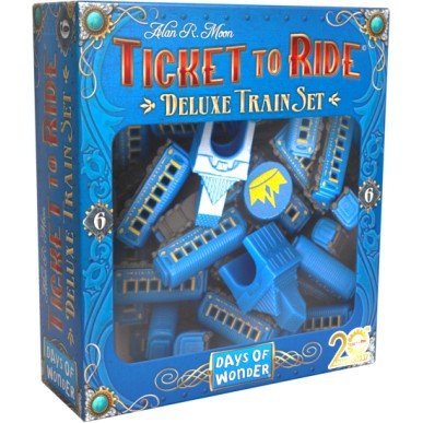 Ticket to Ride 20th Anniversary - Deluxe Train Set (Blu) - L’emporio dell’avventuriero