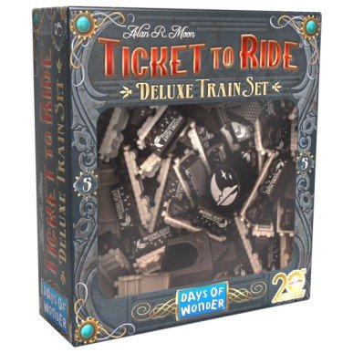 Ticket to Ride 20th Anniversary - Deluxe Train Set (Nero) - L’emporio dell’avventuriero