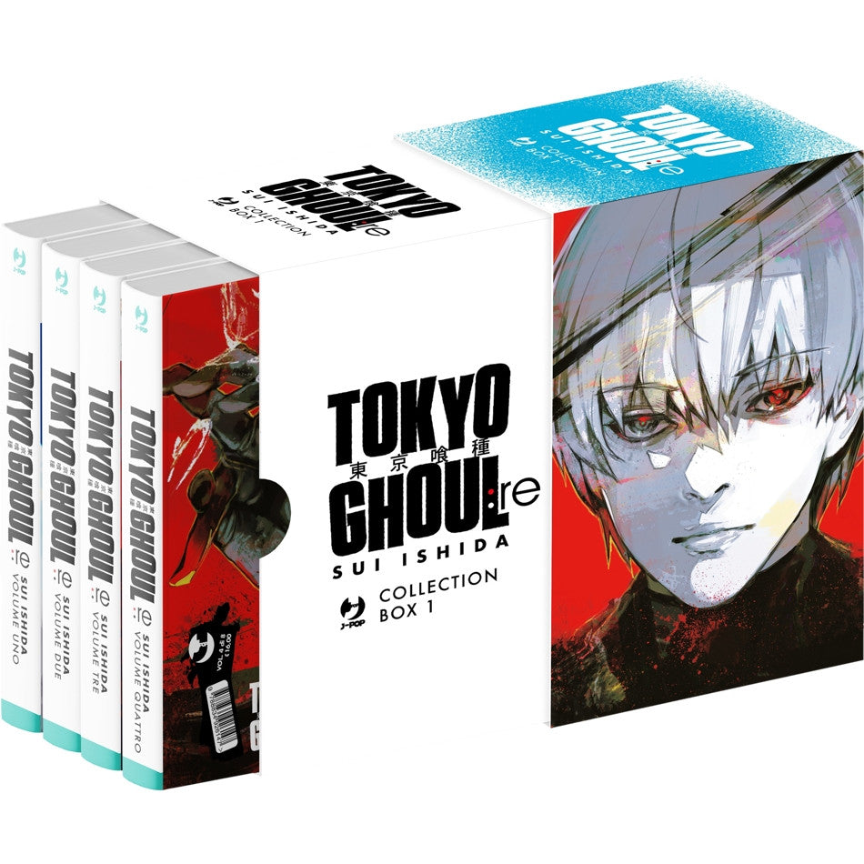 Tokyo Ghoul:re Deluxe Box 1 con i volumi 1–4 di Sui Ishida