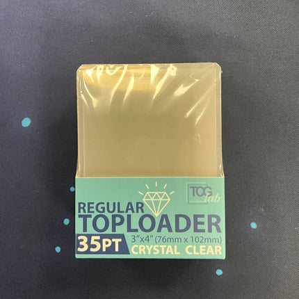 Toploader Regular TCGLab – Confezione da 25 (76mm X 102mm) - L’emporio dell’avventuriero