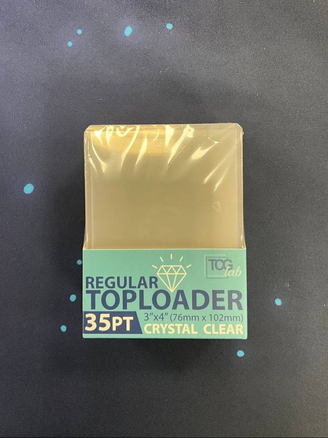 Toploader Regular TCGLab – Confezione da 25 (76mm X 102mm) - L’emporio dell’avventuriero