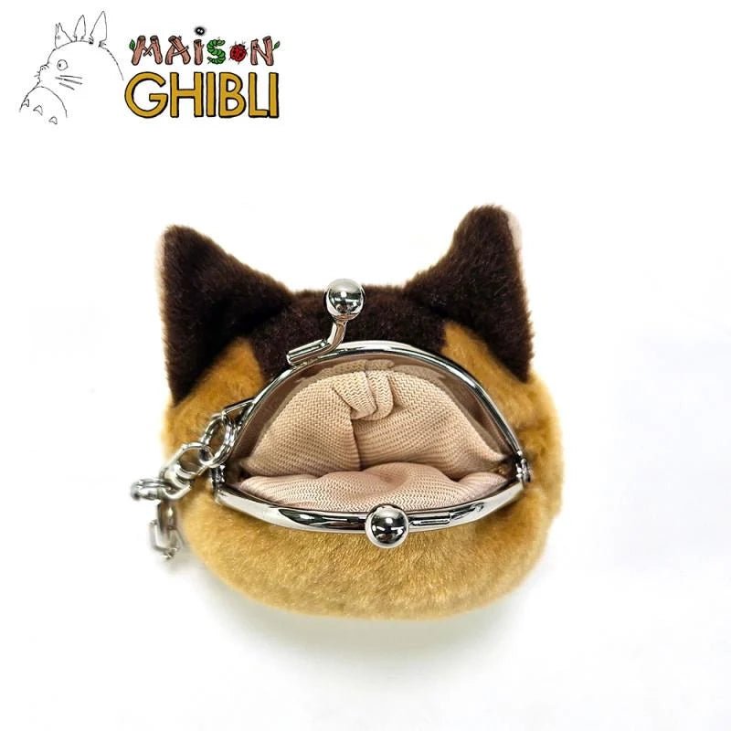 Totoro – Catbus – Mini Portamonete Fuwafuwa Purse – portamonete aperto con chiusura metallica