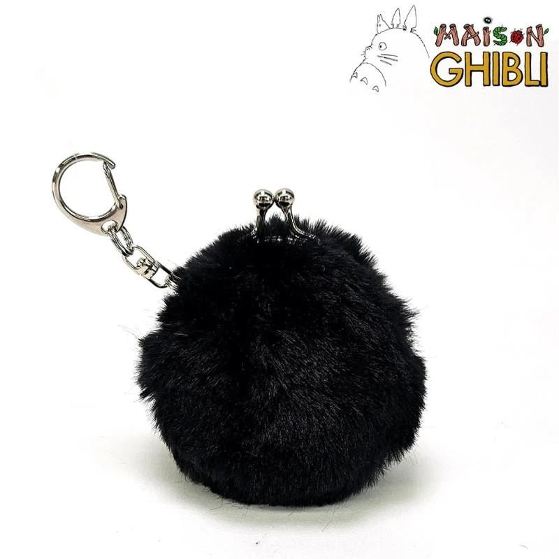 Totoro – Noirsaude – Portamonete Mini Fuwafuwa Purse – retro e chiusura metallica a scatto
