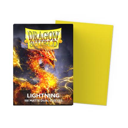 Dragon Shield – Lightning – Matte Dual, 100 bustine Standard