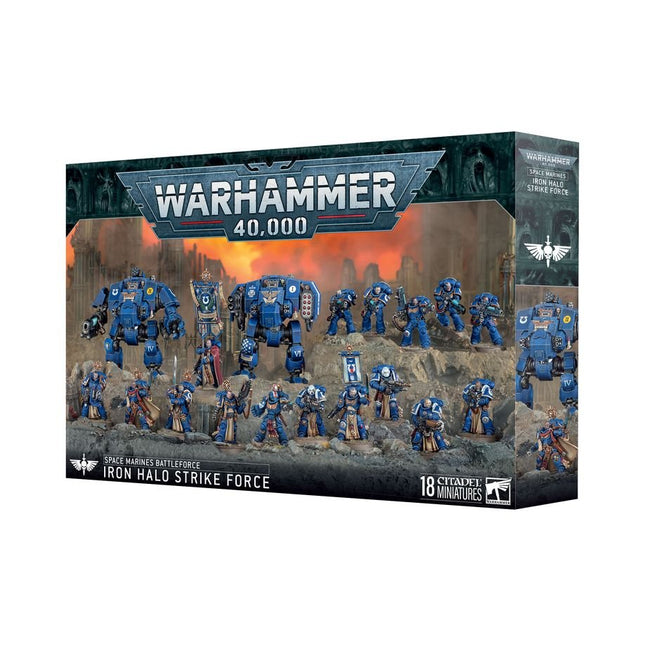 Warhammer 40.000 Battleforce - Space Marine Banda da Guerra Aureola di Ferro - L’emporio dell’avventuriero